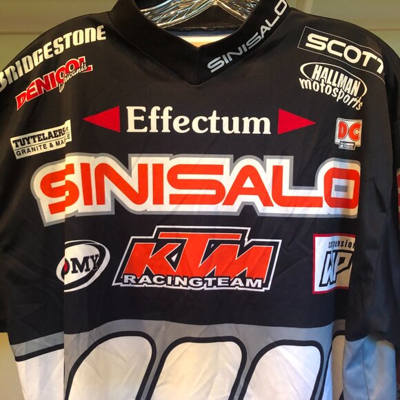 Sinisalo KTM Racing Mororcylce Motocross Jersey Size XL - Picture 2 of 10